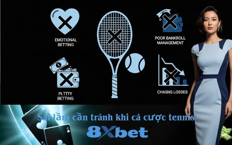 Những sai lầm cần tránh khi cá cược tennis